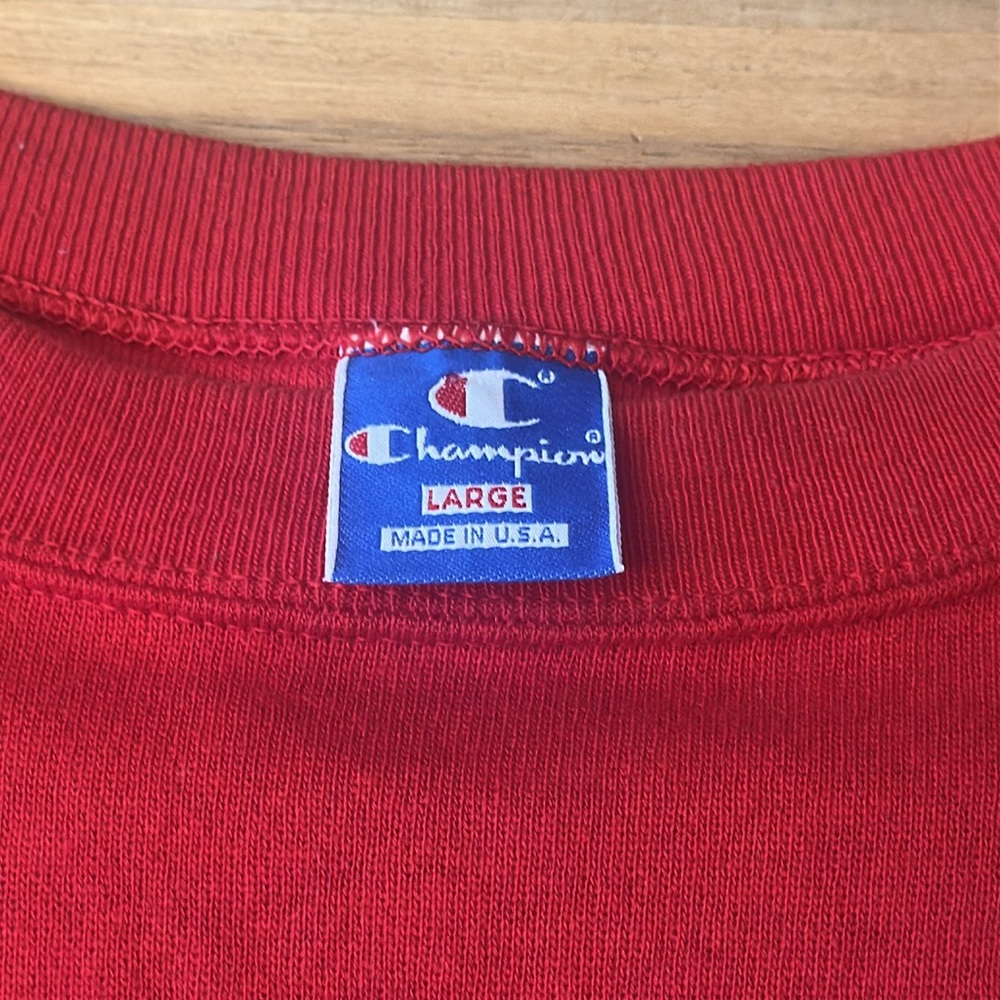 Mint condition Vintage Short Sleeve Champion Short Sleeve Sweatshirt - Picture 3 of 5